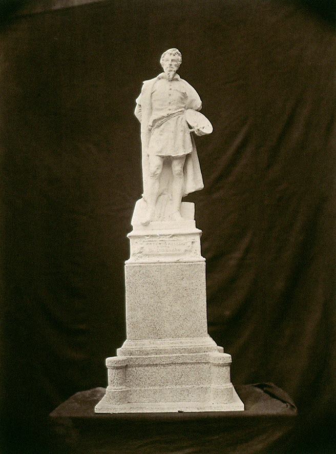 Bozzetto per la «Statua di Antonio Allegri, detta 'Il Correggio'» di Vincenzo Vela, ca. 1880